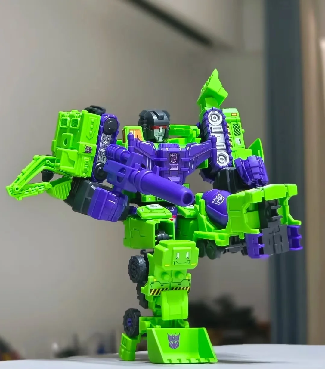 Auf Lager Blokees Devastator Transformers Defender Version 123-Serie Devastator Kombinationsset Gepanzertes Robotermodell Kinderspielzeug