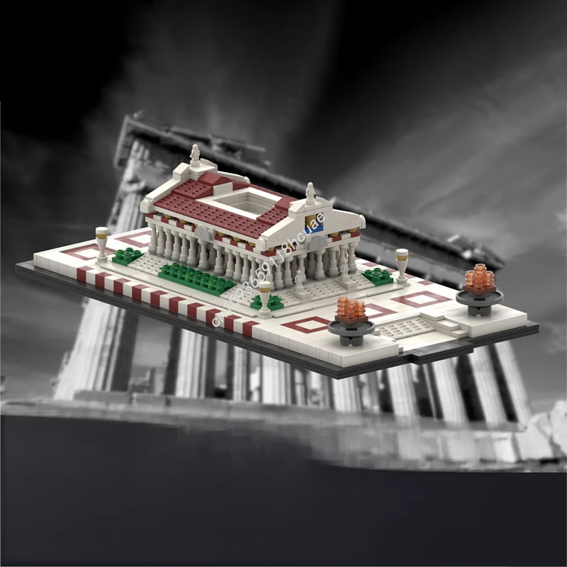 1142 個 MOC アルテミス寺院建築ビルディングブロック クリスマス教育用ユニークな DIY ギフトアイデア 大人の愛好家へのギフト