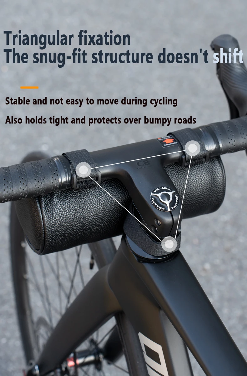OFFBONDAGE Fahrradtasche Fahrrad-Fronttasche Wasserdichte Lenkertasche Tragbare multifunktionale Umhängetasche Fahrradzubehör – Detail 6