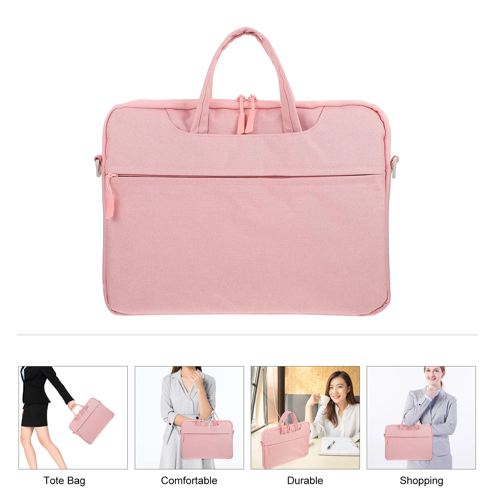 1 قطعة حقيبة كمبيوتر لوحي مقاوم للماء خفيفة الوزن حقيبة كمبيوتر محمول مقاومة للصدمات إطار سميك للسفر الأعمال حقيبة يد الكمبيوتر عبر الجسم