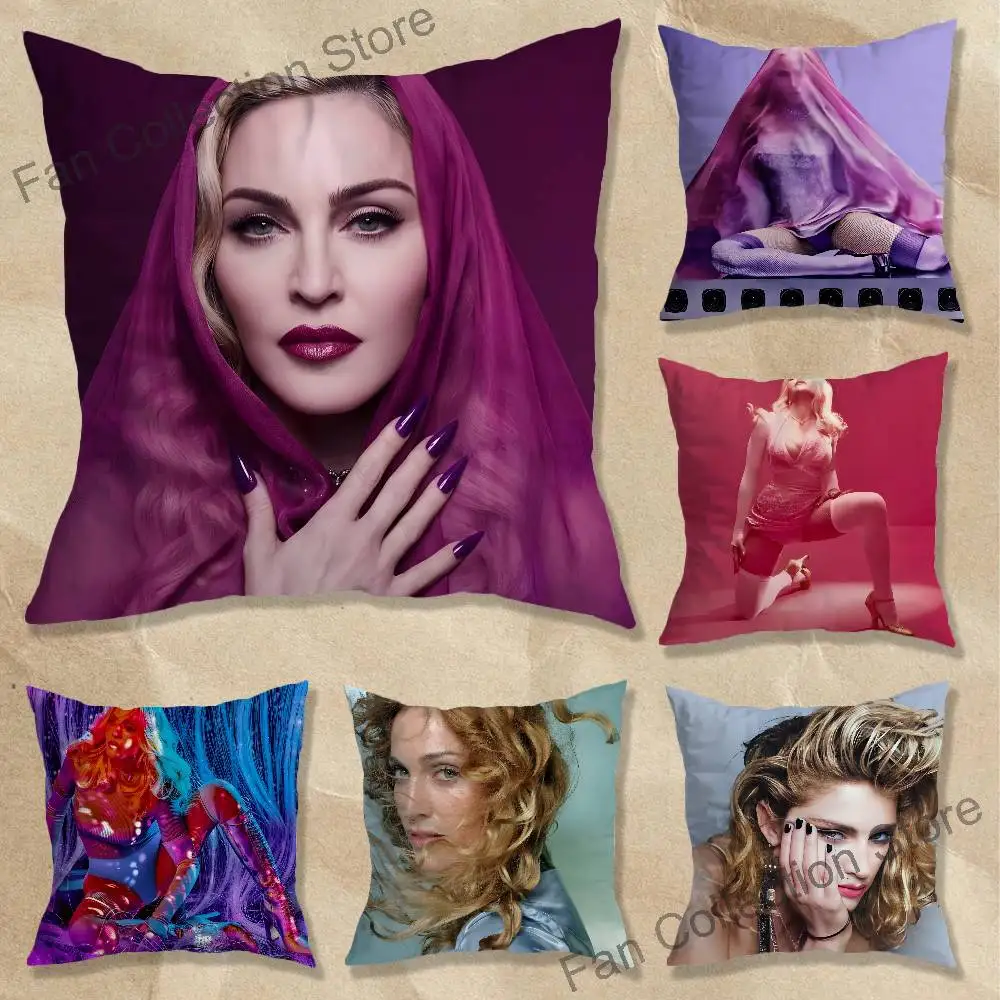 Confessions M-MadonnaS Singer Pillow Case For Sofa Decor Car Office Room Printing Cushion Cover Decorations and Protector