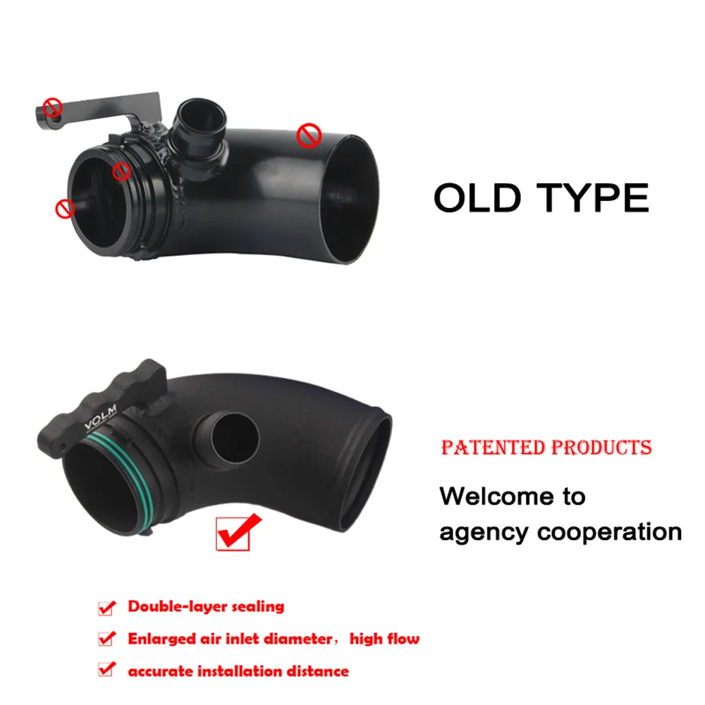 Car Turbo Inlet Outlet Upgrade Pipes Tubes Turbo Muffler Delete For Golf 7 Audi A3 8V S3 S1 TT Leon EA888 Gen3 1.8
