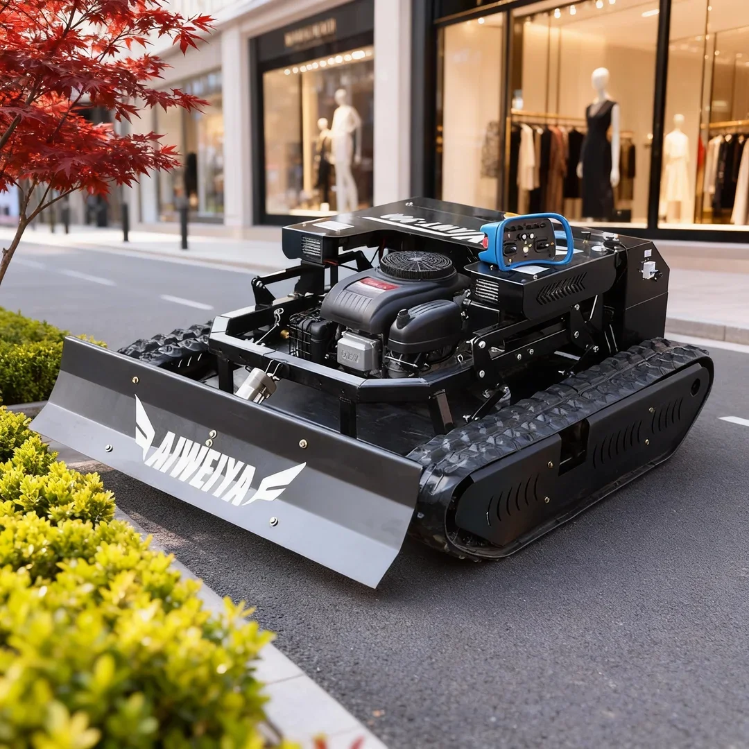

Customized New Design Lawn Mower 900mm Cutting Width Remote Controlled Weeding Robot Intelligent In Stock Low Price