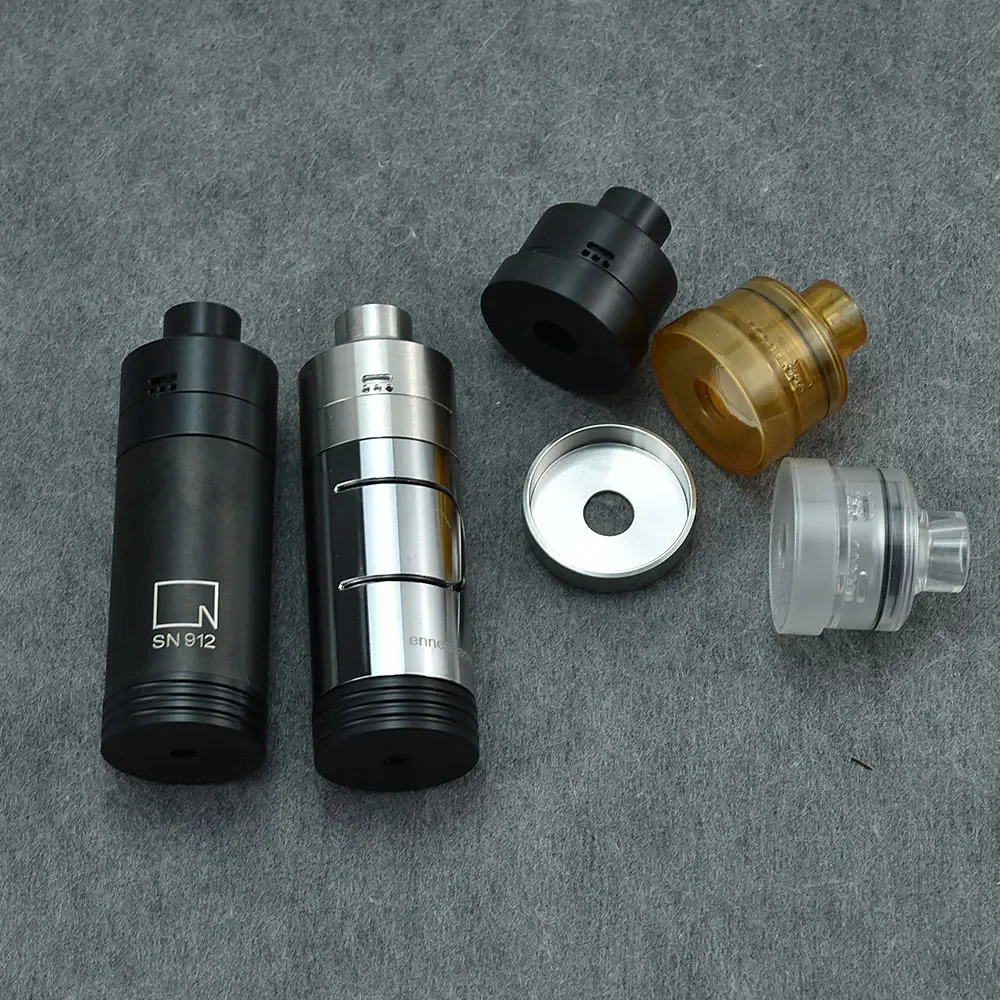 Wolf Coolvape nisshoku rda Ennequadro IMO 350 Style 18350 Mechanical Mod 22mm Ennequadro mod bellcap mod fit 18350 battery