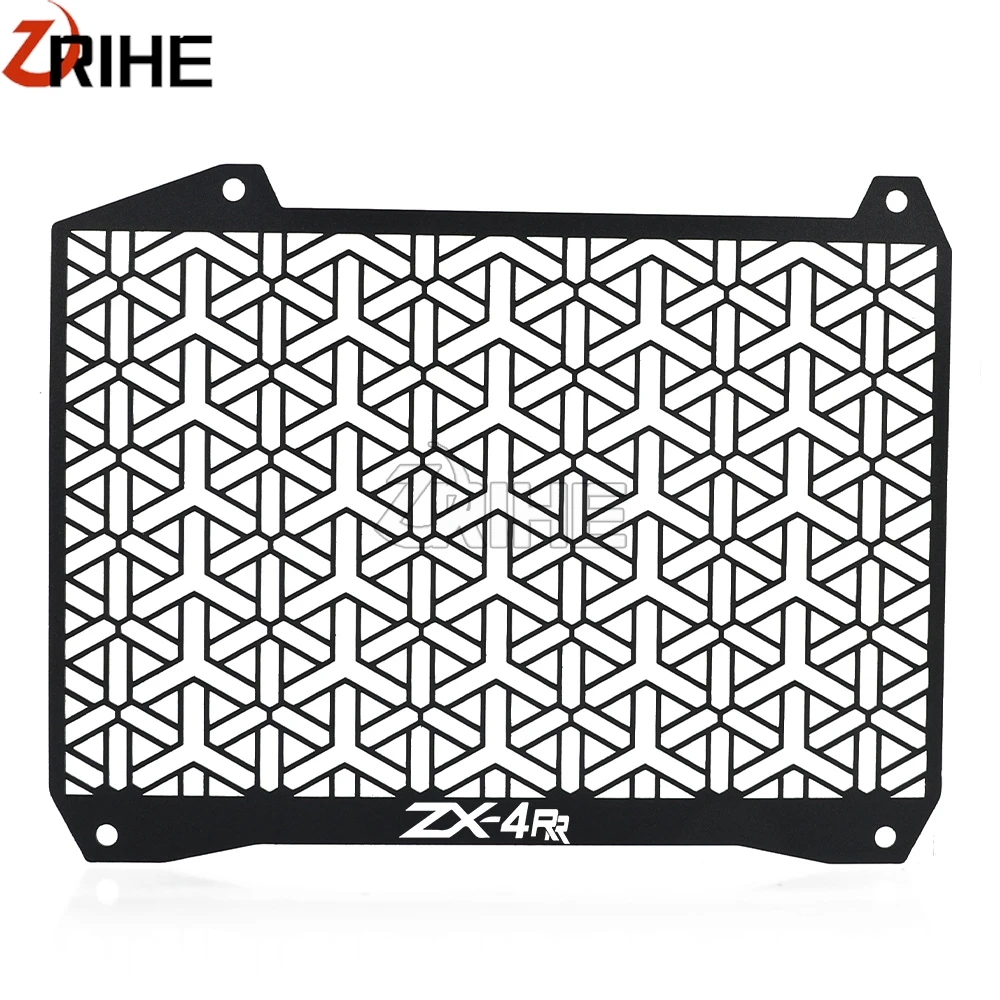 New 2024 2025 2026 FOR KAWASAKI ZX-4R ZX-4RR Motorcycle CNC ZX4R ZX4RR Radiator Grille Guard Protector Grill Cover Accessories