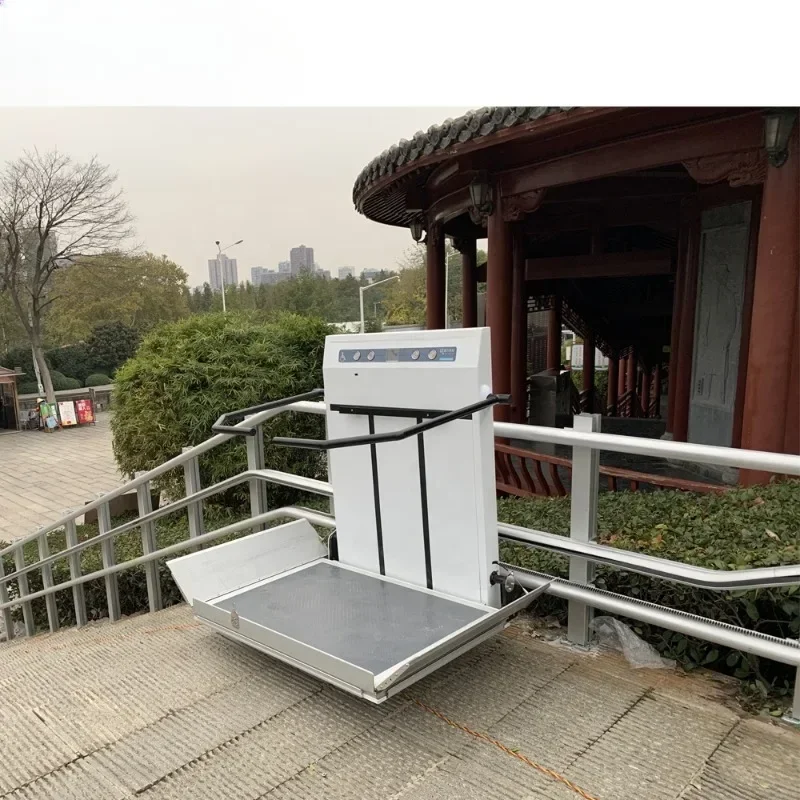 Afbeelding 3: Hot Salesbrilliant Lift Van Handicap Stoel Traplift Uitschakelen Rolstoellift Roltrap Uitschakelen Trap Platform Rolstoel