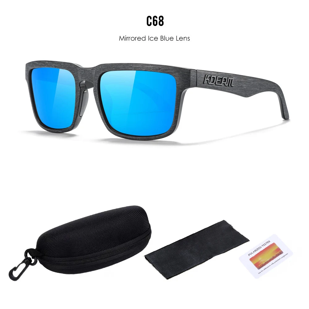 2025 Kdeam Polarisierte Sonnenbrille für Männer Frauen Mode Unisex Marke Trendy Outdoor Brillen Für Paar Spiegel rote Linse 3
