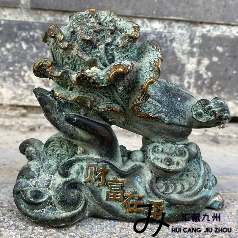 Retro Wealth cabbage Ornament Decoration Tea Pet Figurines Desk Decor Accessories