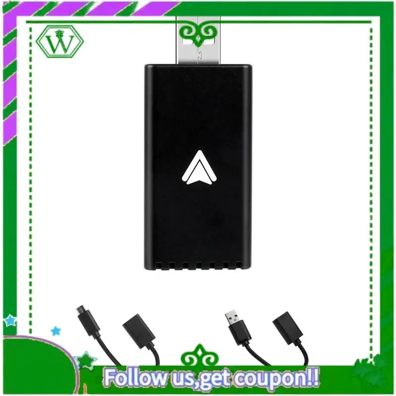 

AC34-Android Auto Wireless Adapter, Android Auto Dongle, Android Phones Converts Wired Android Auto To Wireless AI Box