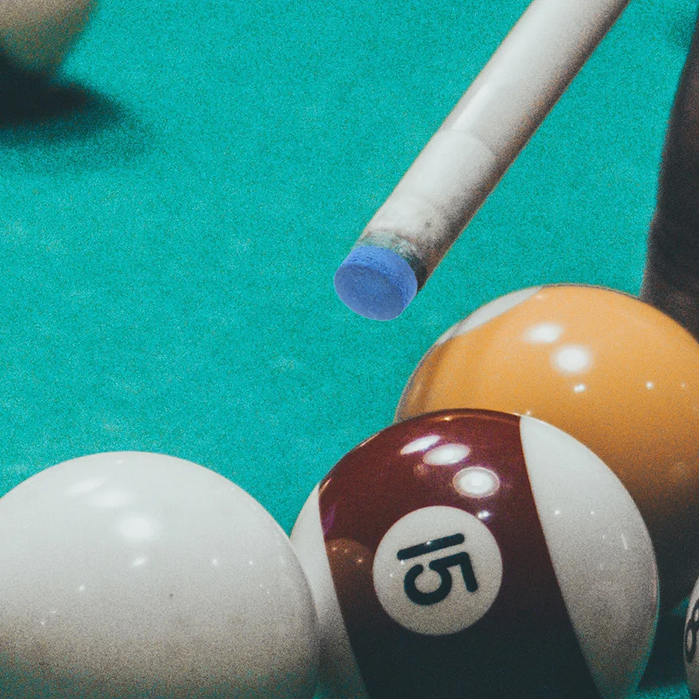 

50Pcs Billiard Cue Tips Replacement Set High-Durability Pool Stick Tips for Snooker and Pool Enhanced Grip Long-Lasting