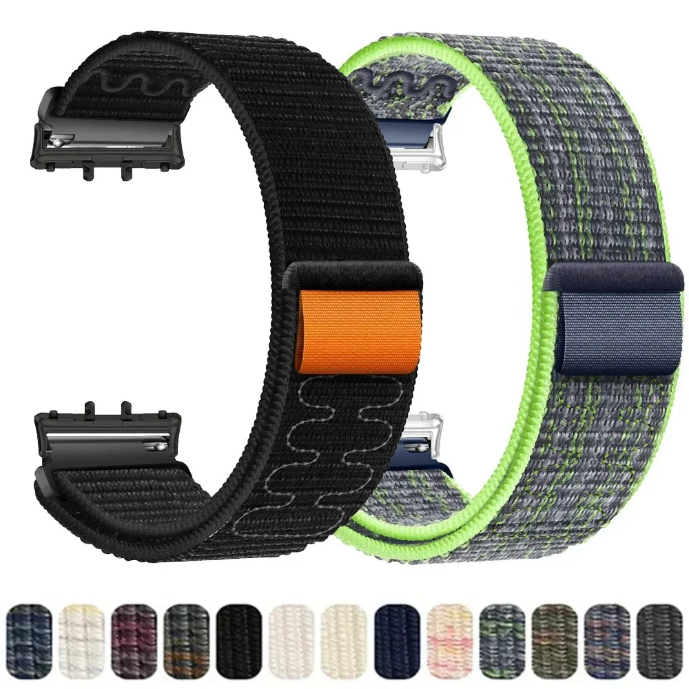 Nylon-Schlaufenarmband für Samsung Galaxy Fit 3, verstellbares elastisches Armband, Armband für iWatch, Samsung Galaxy Fit3-Band-Zubehör