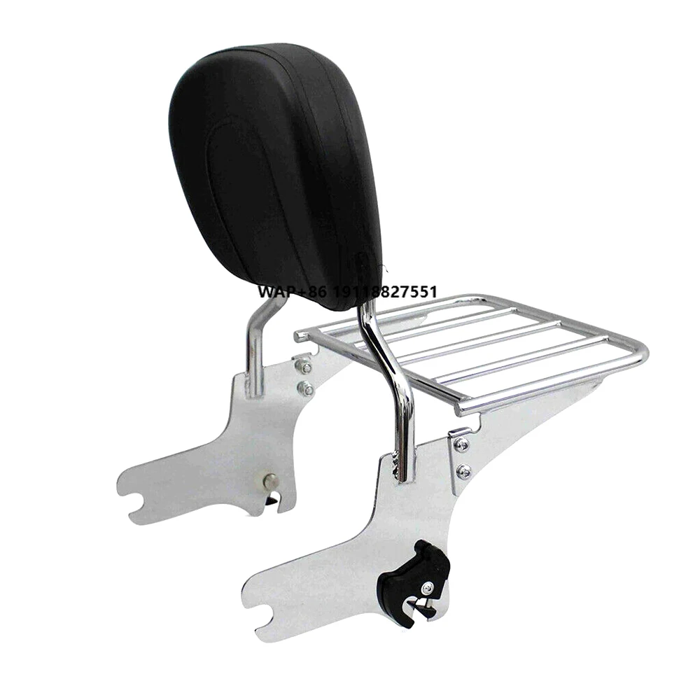 

Ex Factory Price Quality Luggage Rack Backrest Sissy Bar Fit for Electra Glide Ultra Classic Black
