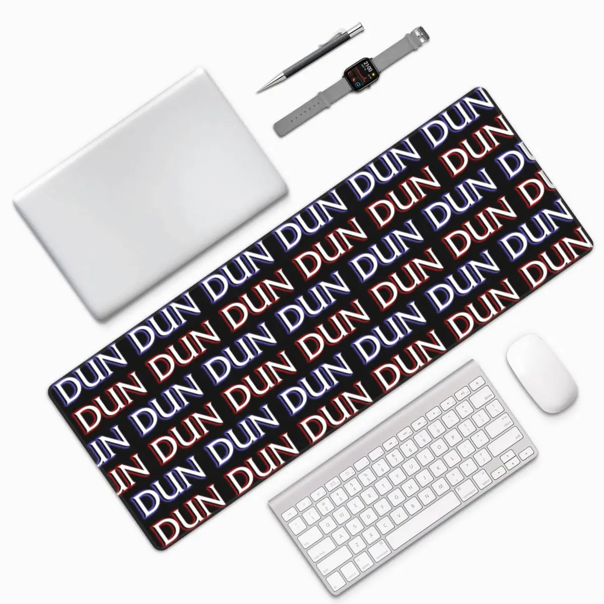 Dun Dun Meme (Law, Order, Parody) Alfombrilla de Ratón Grande para Computadora, Teclado, Ratón, Alfombrilla para Juegos de PC, Laptop, Escritorio, Mesa