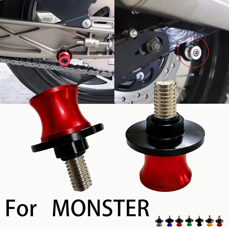 2 stücke Für DUCATI MONSTER 400 620 695 696 795 796 797 82 M400 M600 750 900 Motorrad Schwinge stehen Schraube Schwinge Spulen Slider