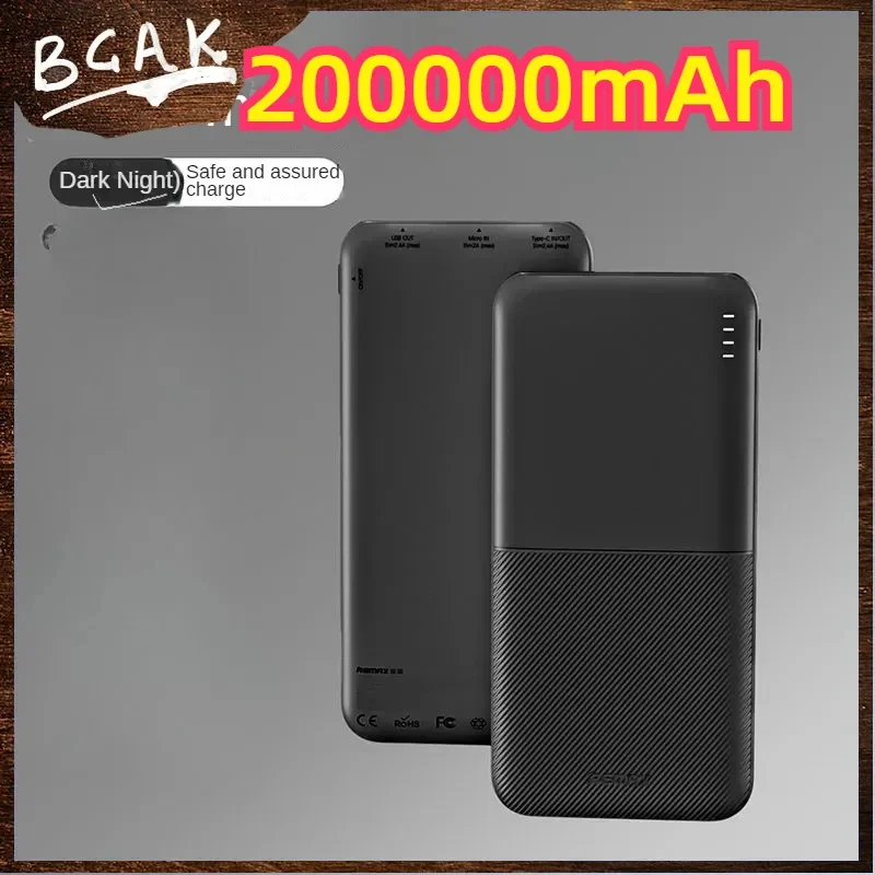 

Новый стиль BCAK Power Bank 20000 мАч 10 000 большой емкости прочный мобильный блок питания с быстрой зарядкой BCAK