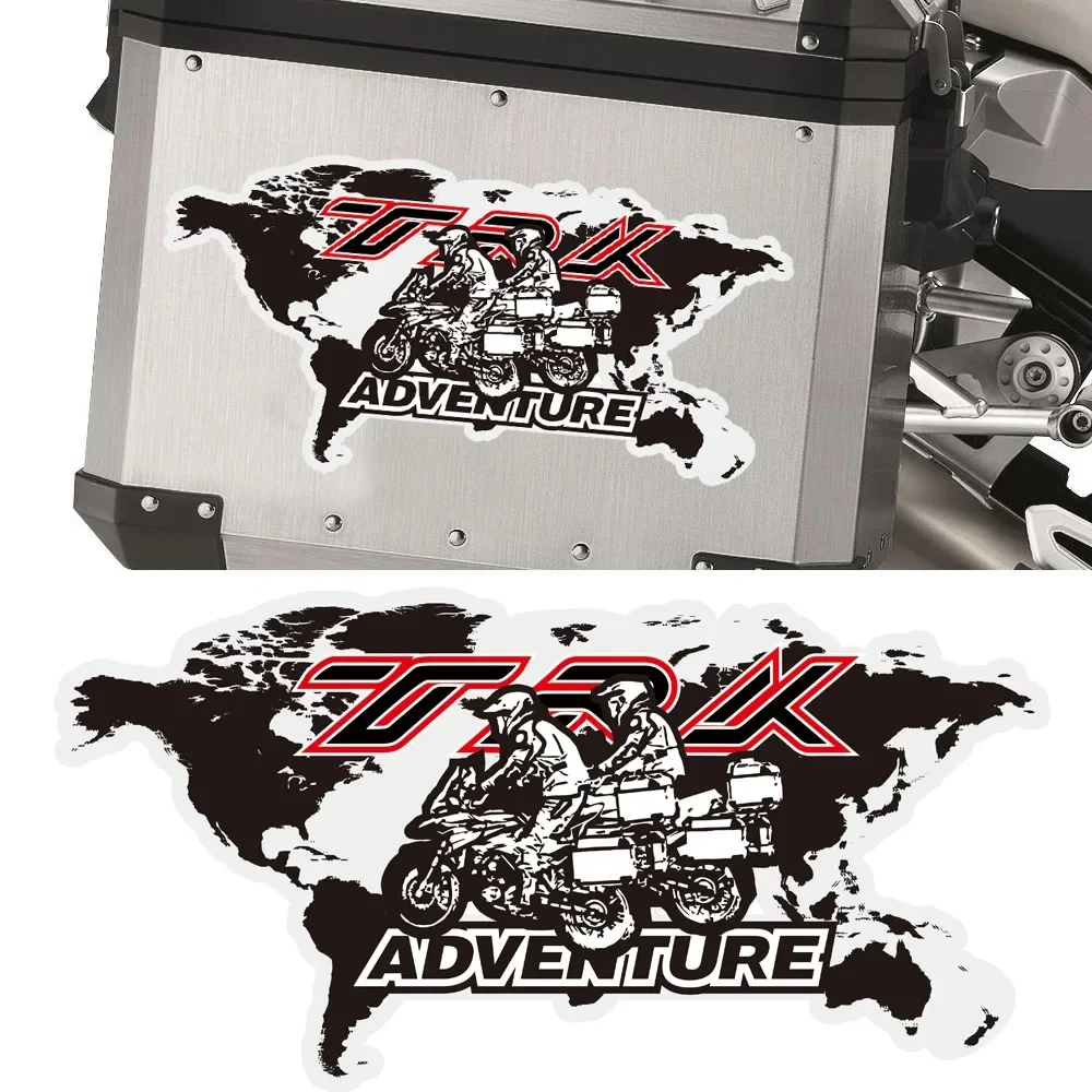 

Fit Benelli TRK502X TRK 502X 502 X Adventure adesivo top case Trunk Luggage Cases Box Panniers Aluminium Top Side Decals