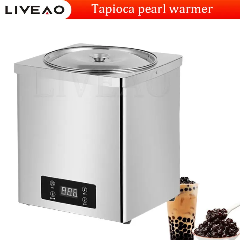 3/7L Automatic Bubble Tea Tapioca Pearl Cooker Food Warmer Tapioca Balls Making Machine