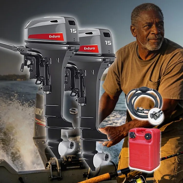 Factory Direct Sales High Qualityhot Sale 15 Hp 30HP 40HP 60HP Outboard Motor 2 Stroke