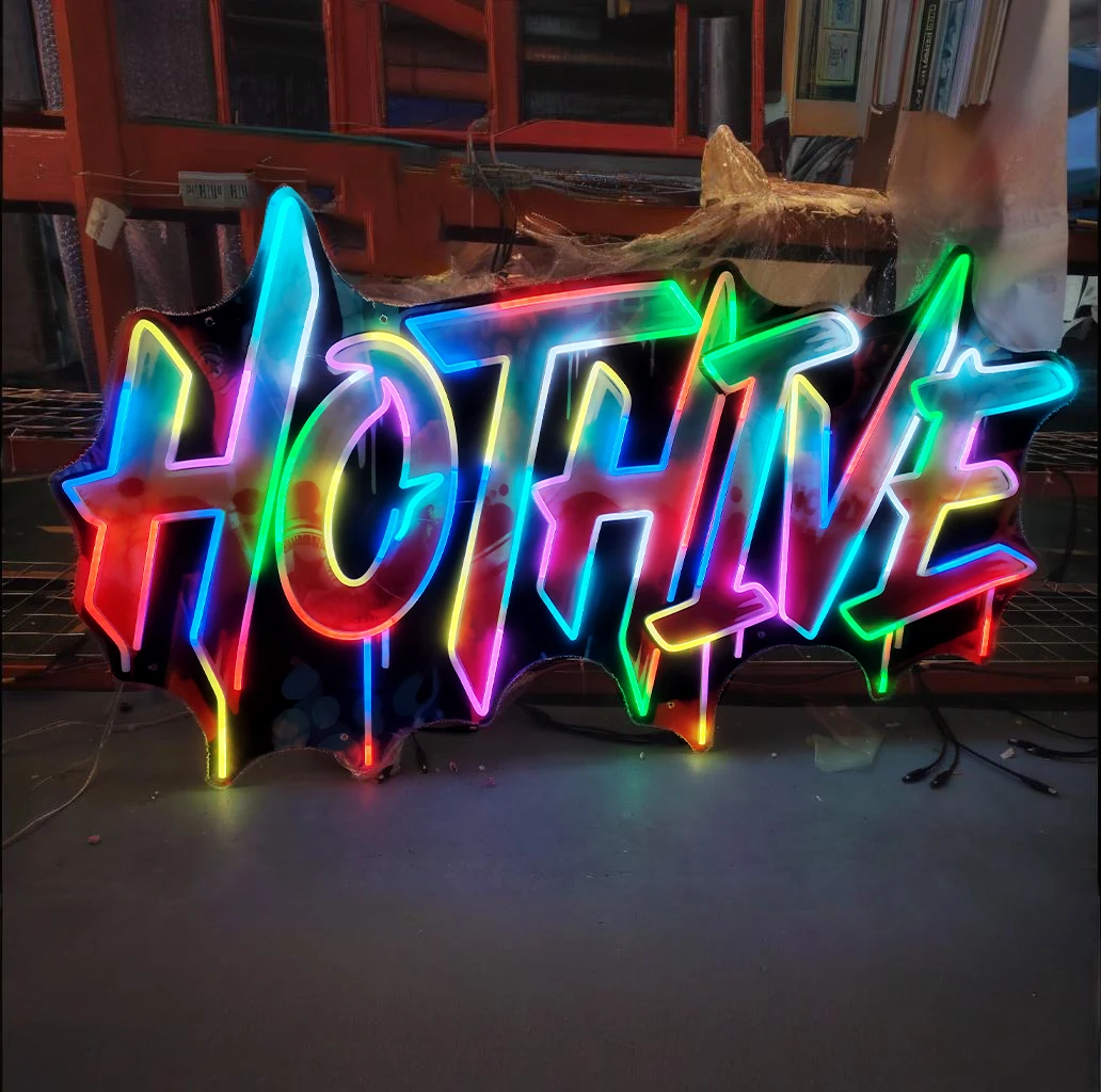 

Factory-direct customized LED dynamic light effect commercial signs, metal ornaments, and acrylic light box billboards.