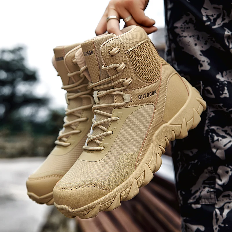 Лето 202, армейские ботинки для мужчин и женщин, легкие водонепроницаемые тактические ботинки для альпинизма, уличная походная обувь с дышащей сеткой Лето 202, армейские ботинки для мужчин и женщин, легкие водонепроницаемые тактические ботинки для альпинизма, уличная походная обувь с дышащей сеткой