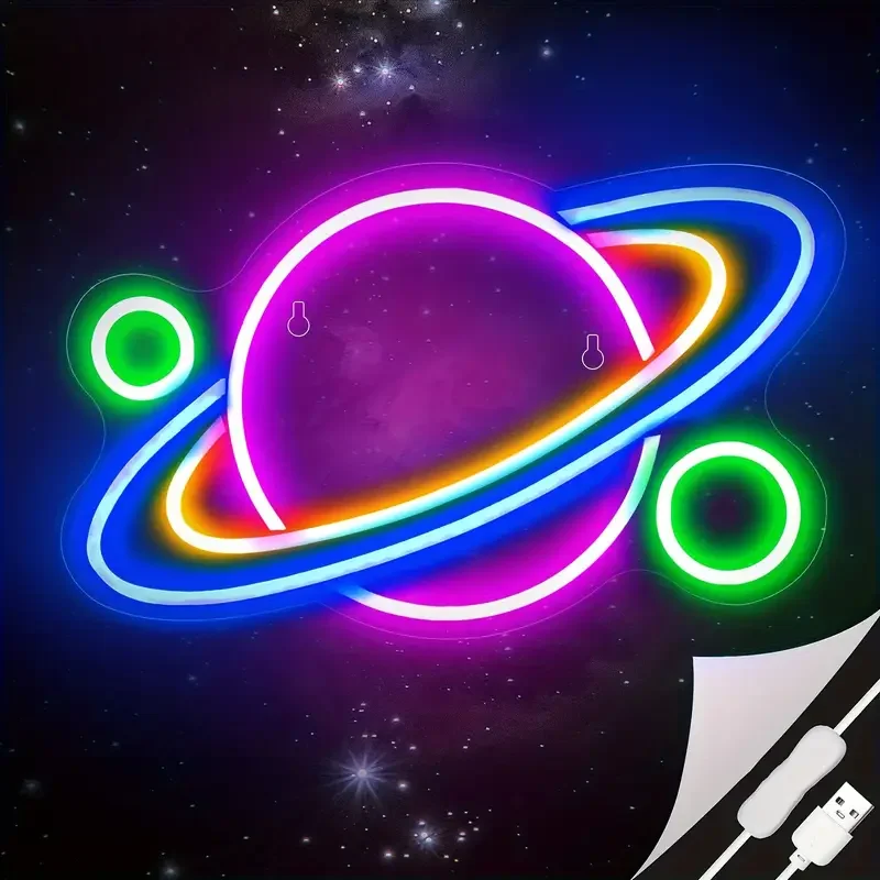 سحابة شكل LED النيون ضوء الليل ديكور للتعليق على الحائط ضوء النيون تسجيل حفل زفاف غرفة نوم الديكور USB بالطاقة #1