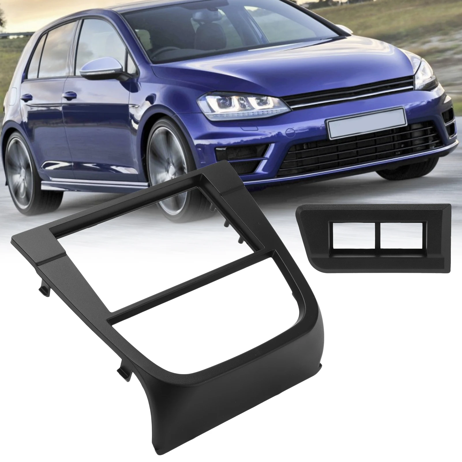 2DIN إطار ستيريو للسيارة لوحة القيادة فآسيا ارتداء برهان لاستبدال 2009 + راديو جبل فآسيا