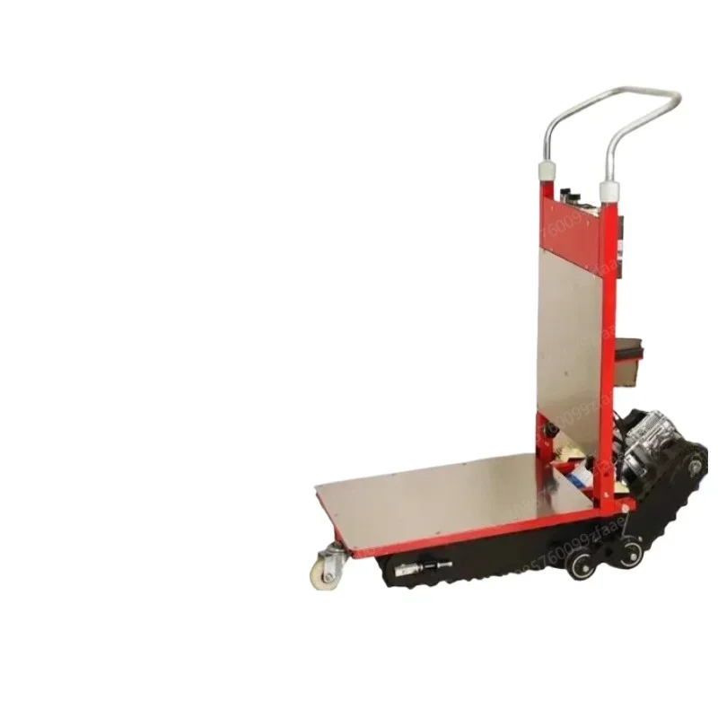 

400KG Silent Electric Stair Climbing Vehicle Cargo,Up and Down Stair Climber Handling Cart Crawler-type Folding Angle Adjustable