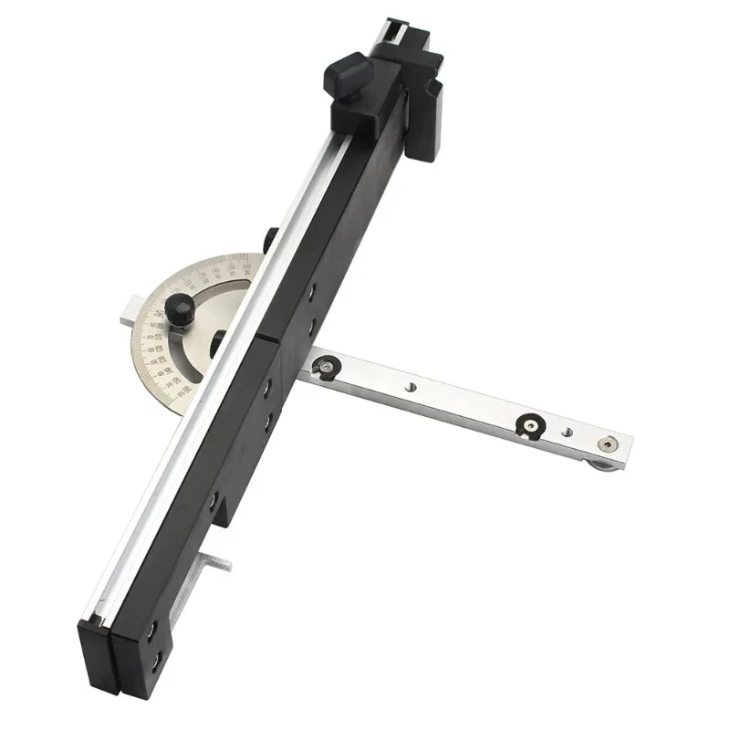 Table saw, planer, woodworking tool with track stop, table saw/planer, inclinometer, saw cutting component, angle ruler
