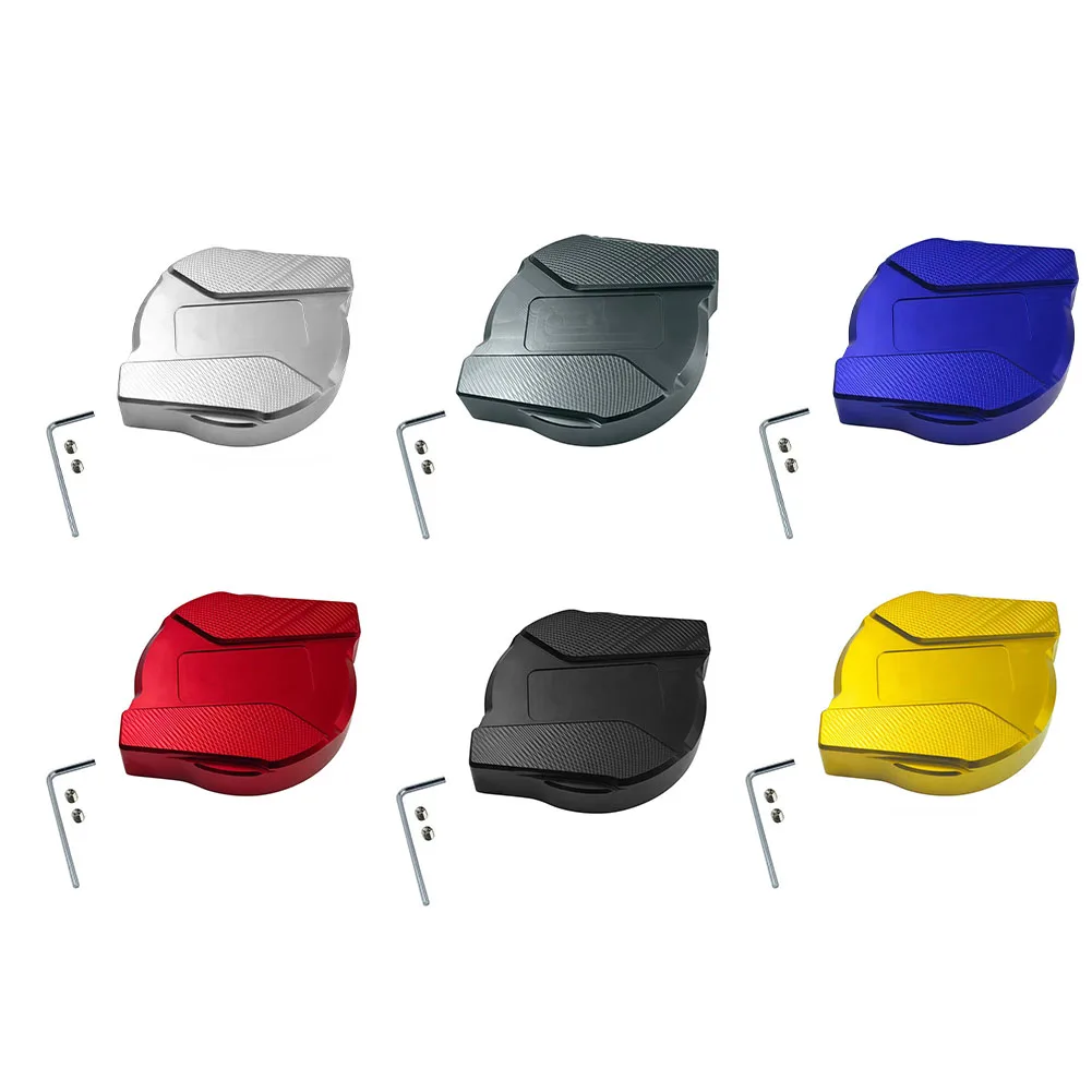 Accesorio de repuesto para tapa de tanque de combustible de motocicleta, cubierta decorativa de aleación de aluminio adecuada para la mayoría de tanques de combustible de motocicletas