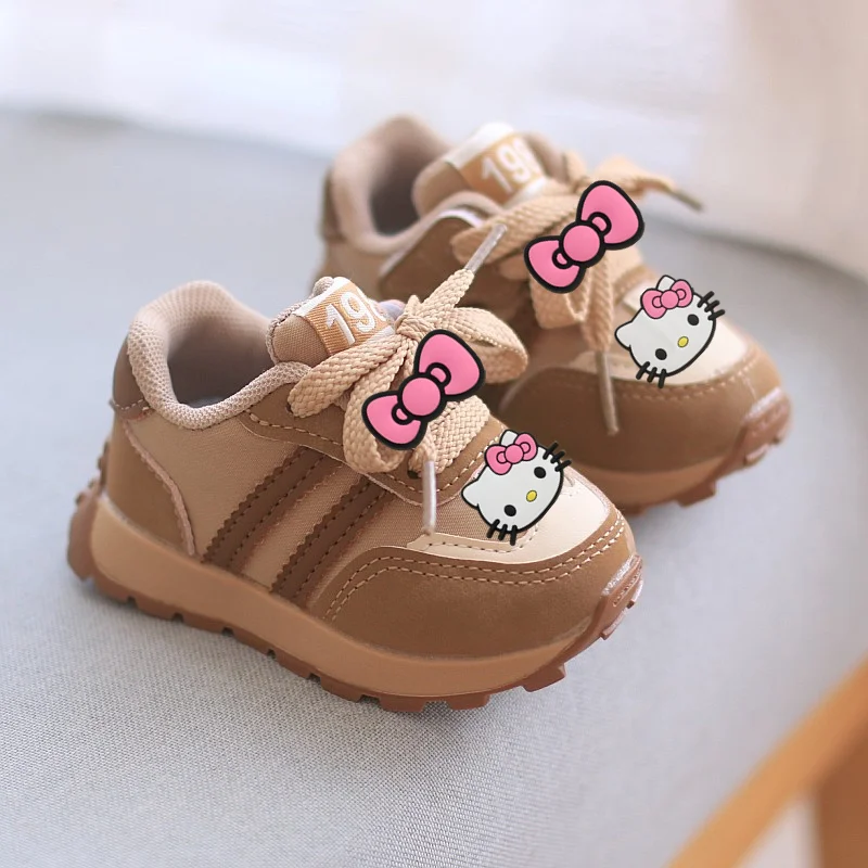 girls running sports shoes Sanrio hello kitty spring autumn Sneakers children casual shoes new baby boys soft sole toddler shoes