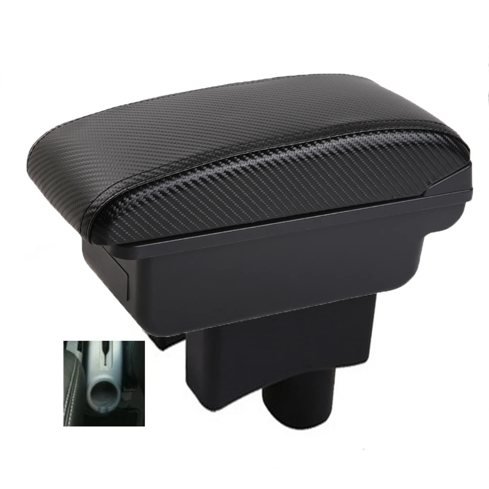 Hyundai Accent Tegas 2-armsteunbox opbergkoffer voor centrale console bestuurder elleboogsteun