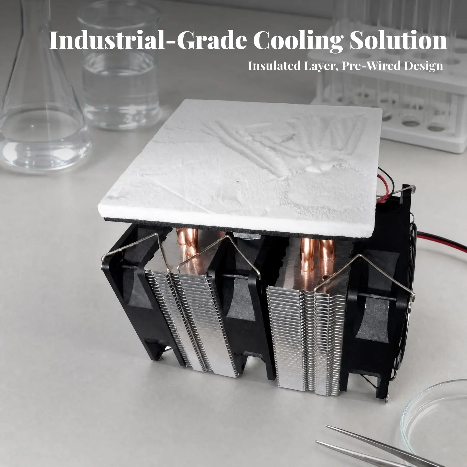 Cooling Computer Plate 12V 240W Peltier Aluminum Copper Heat Sink Fan Kit for DIY Mini Fridge Air Conditioner