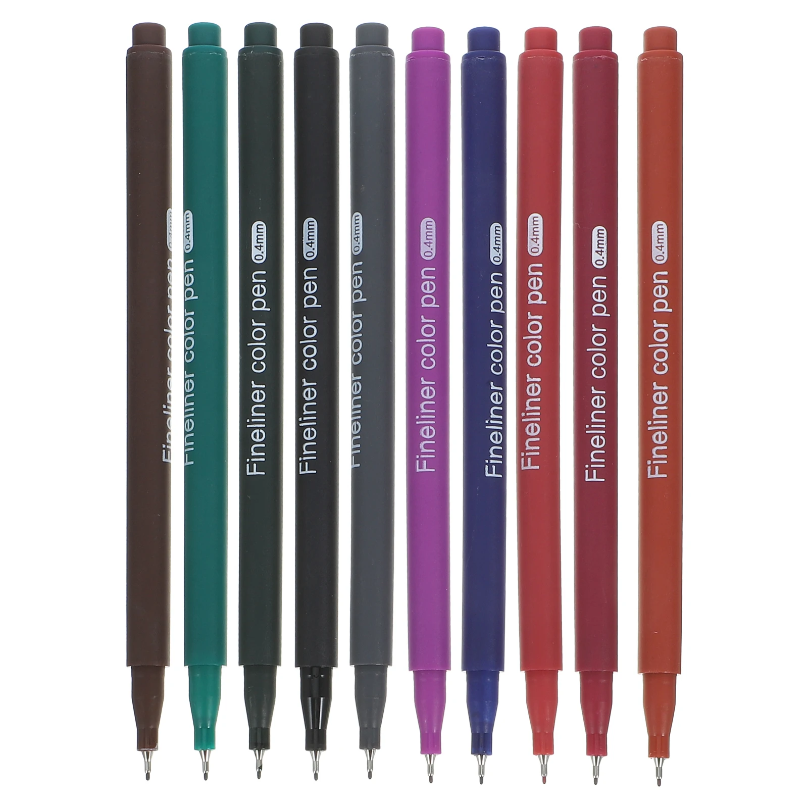 

10pcs Graffiti Mark Pens Scrapbook Coloring Markers Paint Pens For Adult Doodling Art Supplies Fine Point Lightweight