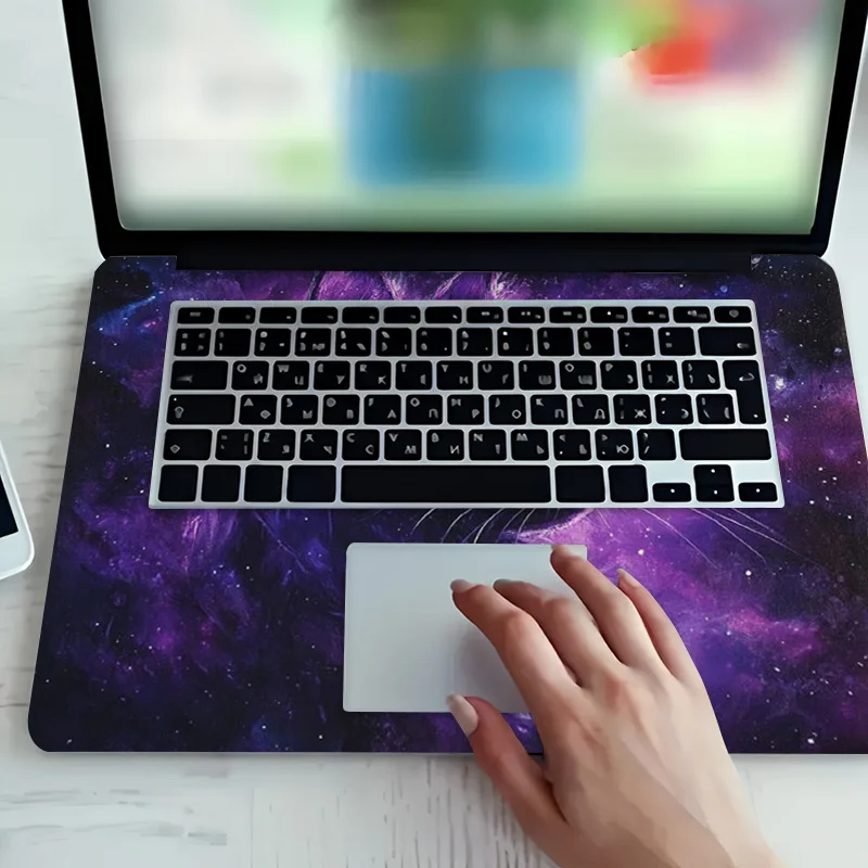 

Набор из 2 наклеек с рисунком космического кота, устойчивых к царапинам - высококачественный ПВХ-материал, самоклеящиеся, подходят для ноутбуков, стекла.