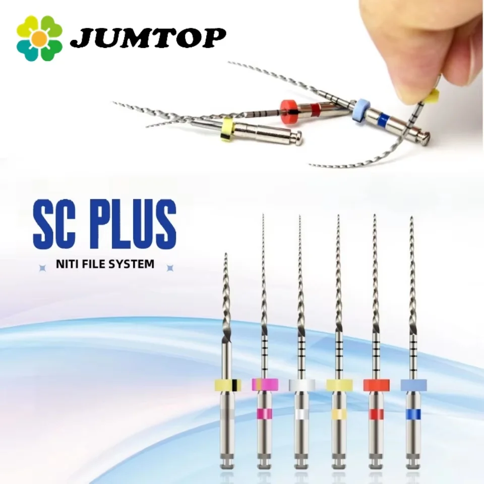 

6Pcs/Box COXO SC-Plus Dental Root Canal Files Heat-Activated Rotary Nickel Titanium File