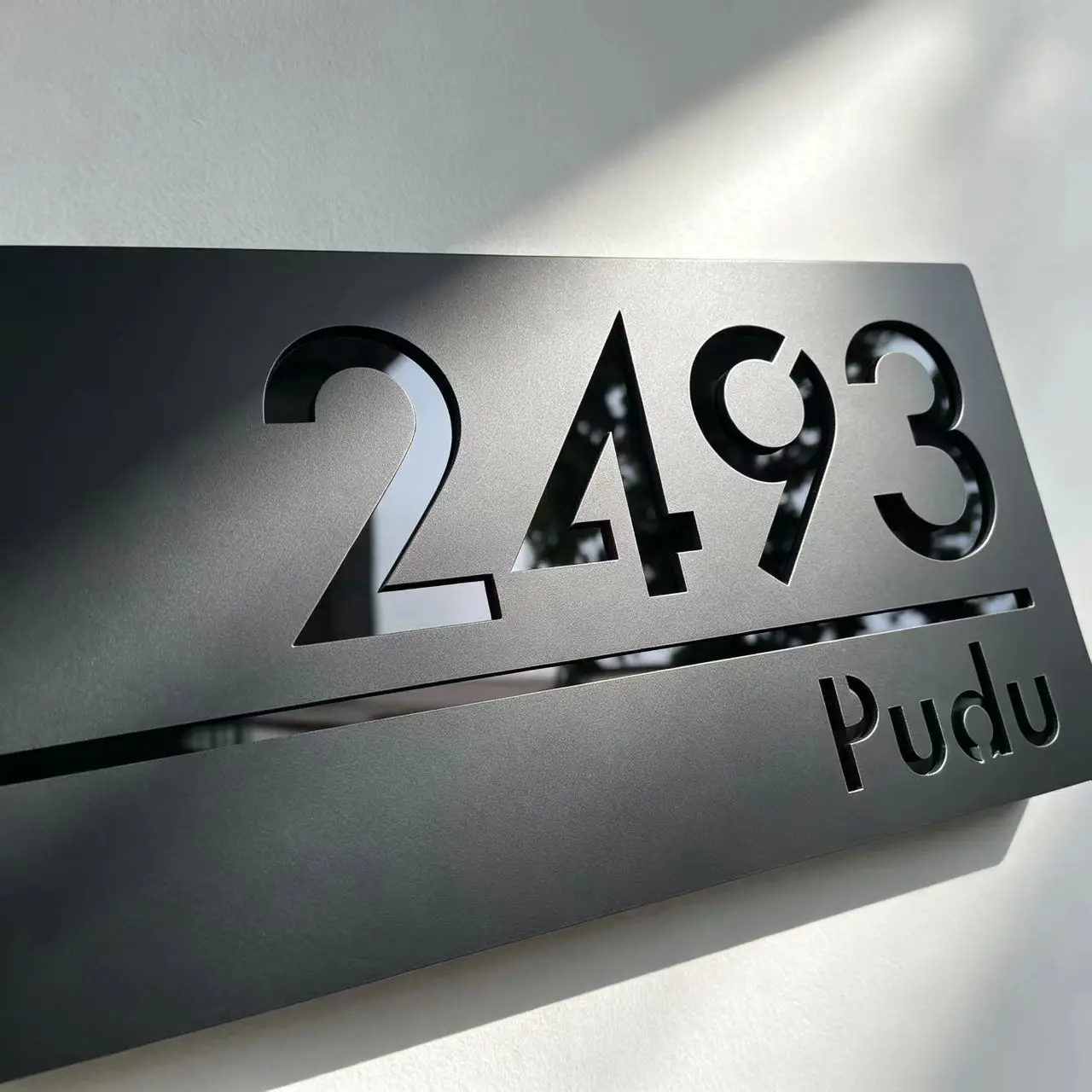 Custom acrylic door signs, personalized address and name plaques, 3D house numbers, home decorations, street signs