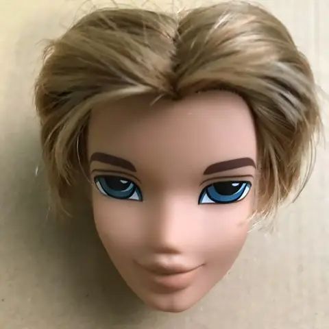 MINISO 2001 Version Sällsynta Ansikte Dockhuvuden Klassiska Bratss Vit Brun Hud Färgglatt Hår Flicka Pojke Dockdelar för Samlare 8 best sales mode docka huvud - №4