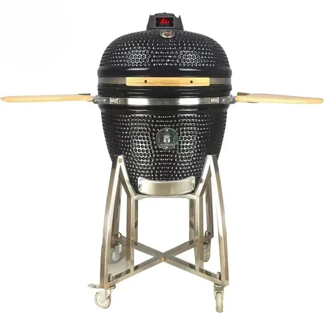 

Large size 23 inch classic ceramic charcoal black