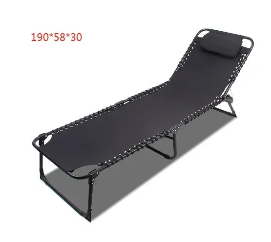 Outdoor Camping Beach Chair Office Lunch Zero Gravity Folding Lounge Chair Garden Balcony Chair image 4