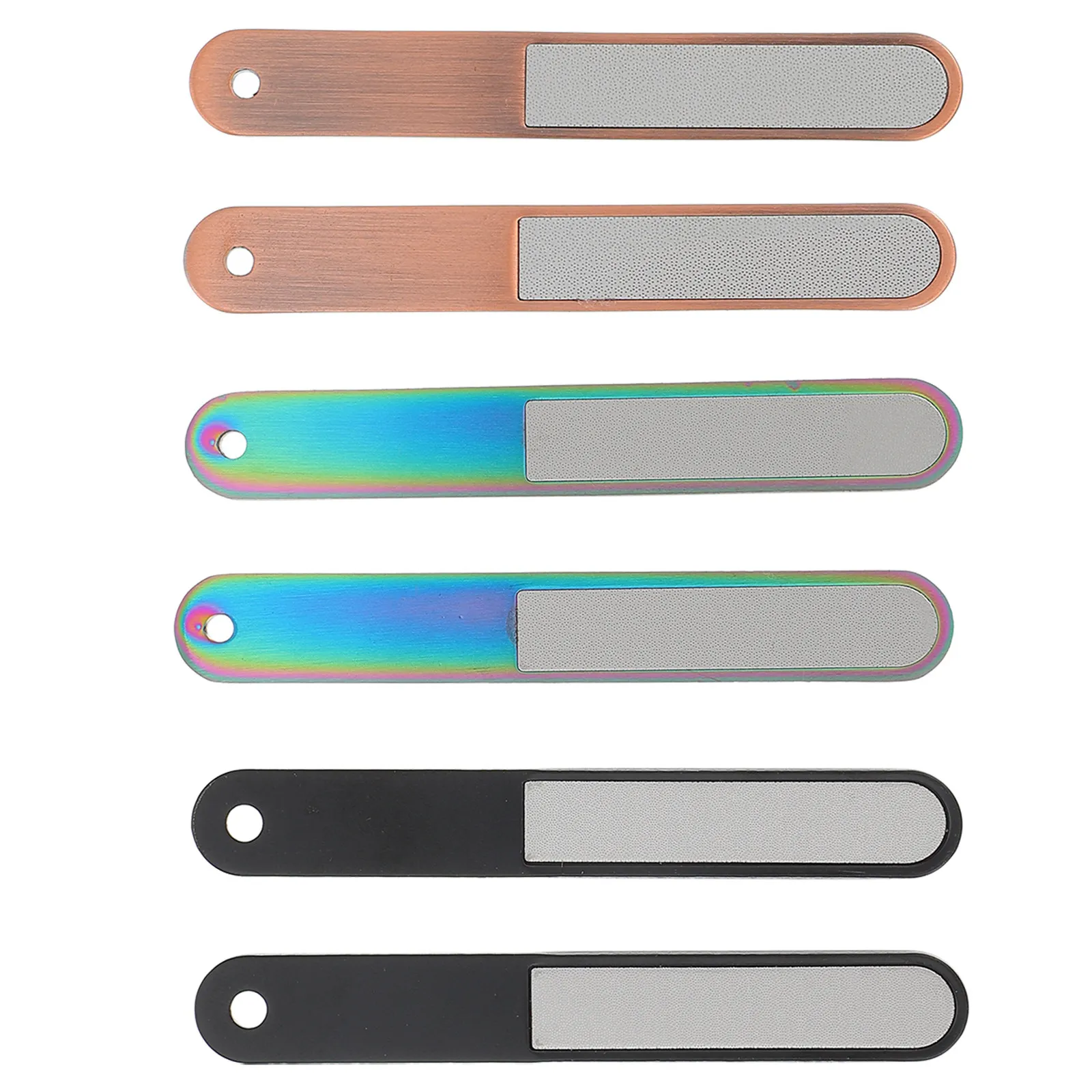 

6Pcs Professional Nail Files Smooth Shaping Buffing Polish Ridges Glue Removal Immediate Repair Manicure Beauty Files Nail