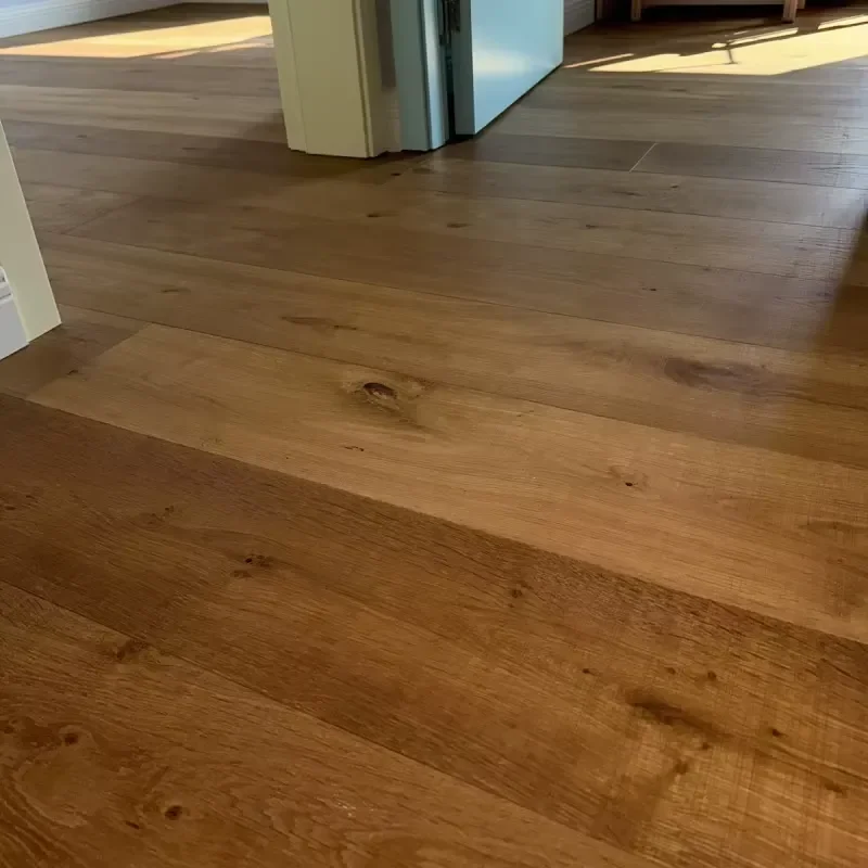 1900mm Large Plank Floor Smoked Sawed Pure Three-layer Solid Wood Composite Flooring Wide Brushed Engineered Wooden