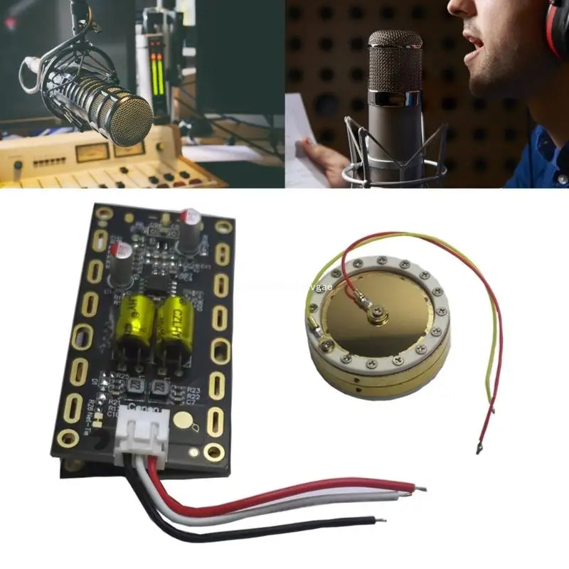 

Large Diaphragm Condenser Mic Cores with Microphone Circuit Board for Video Chat New Dropship