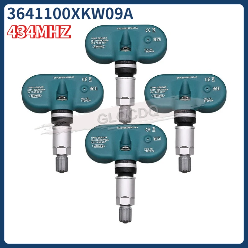 مستشعر تساوي ضغط الإطارات 3641100XKW09A 434MHZ نظام مراقبة ضغط الإطارات لـ Haval H9 Haval H2 H1 H2 H5 Classics H6 كوبيه H7 H7L H8 H9 M2