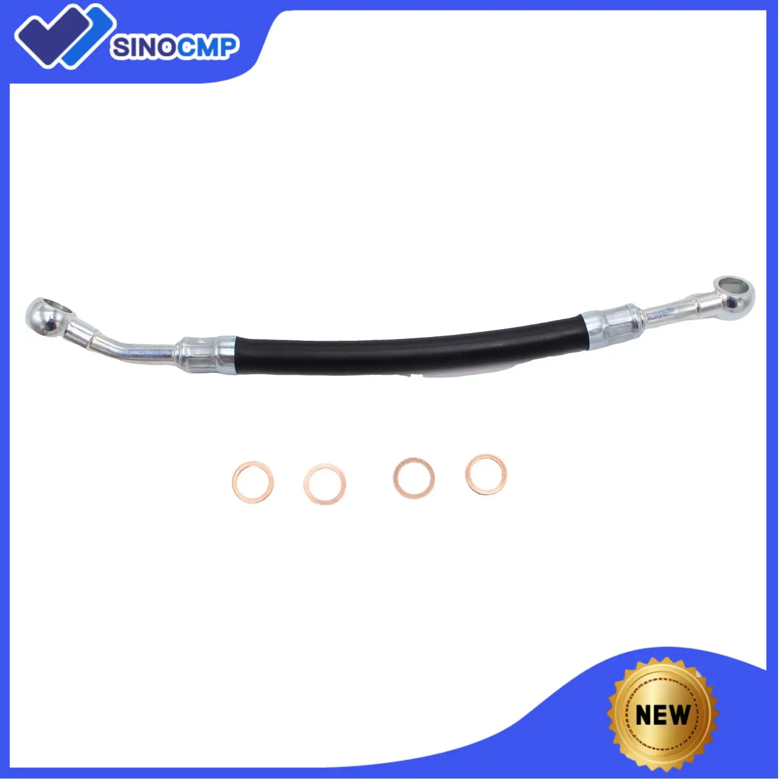 

1pc Oil Supply Line Hose With Seal Washers 11361705532 For BMW SI-AT66049 Auto Parts