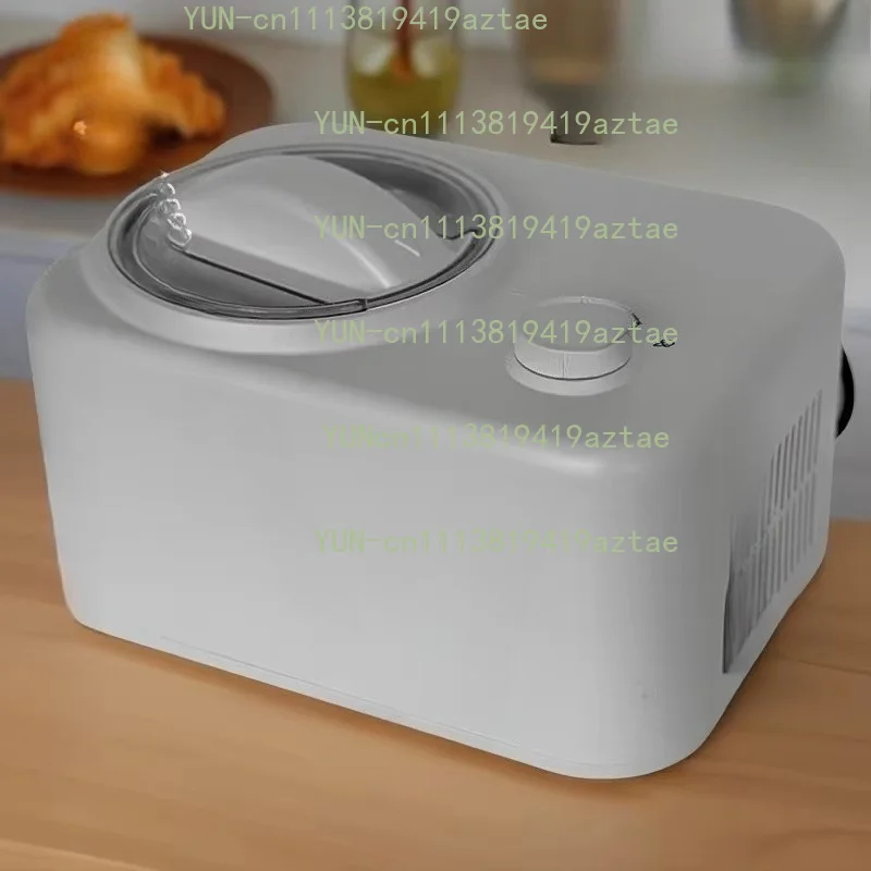 Household Ice Cream Machine 1L Automatic Small Ice Cream Making Machine Soft and Hard Ice Cream Cone Machine