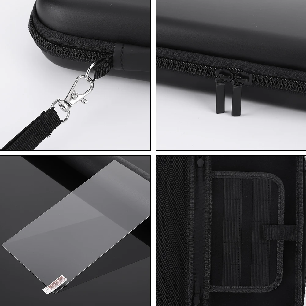 PU Carrying Case & Screen Protector for Switch 2 Portable Storage Bag Shockproof Protective Travel Bag Anti-scratch Carrying Bag