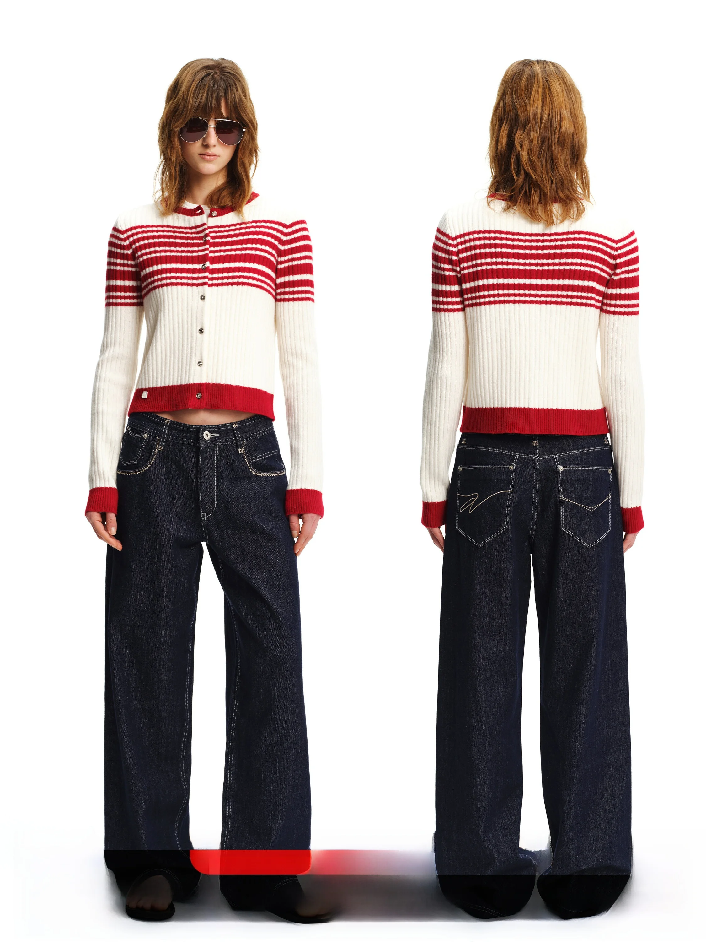 

Джинсы женские с низкой посадкой, широкими штанинами, прямого кроя, свободные, стройнящие, из хлопкового денима, в стиле ретро, удобные, для весеннего сезона