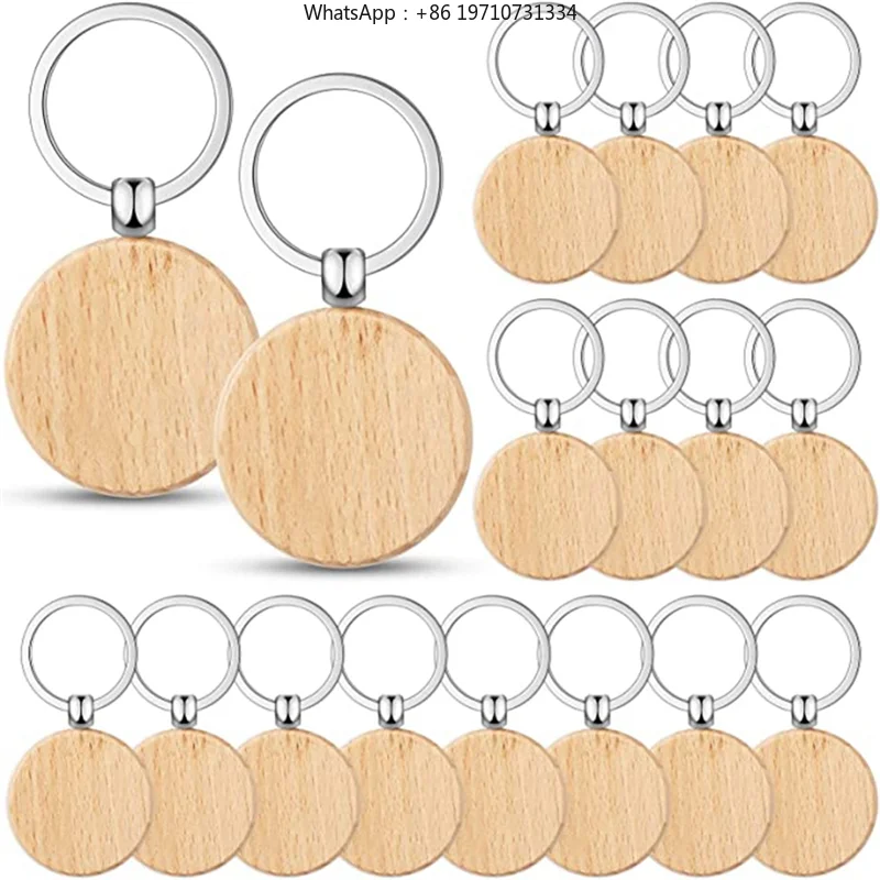 Wood Ring Blank - Nuovissimi 50 Pezzi di Etichette in