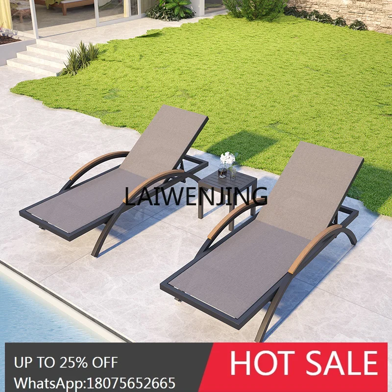 

LYN outdoor bed leisure beach chair bed and breakfast courtyard sun room seaside lounge chair