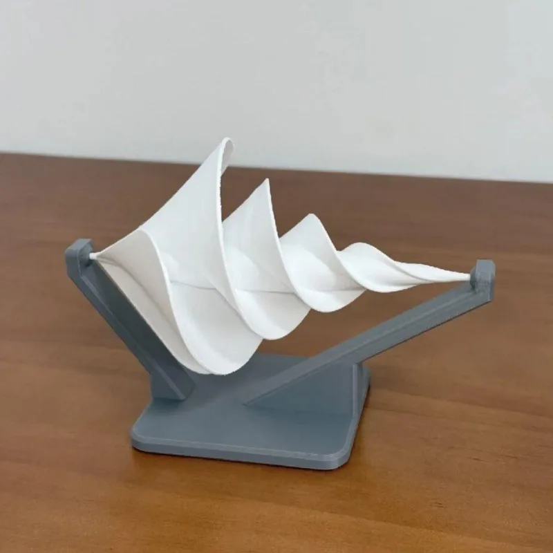 3D Printed Archimedes Spiral Windmill Rotating Desktop Decor Dynamic Stress Relief Toy